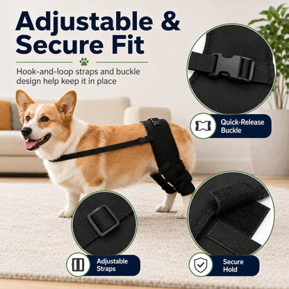 Paws in Awe Dog Rear Leg Support Brace for Senior & Weak Dogs - Adjustable Hind Leg Mobility Support for Walking & Daily Care image 5