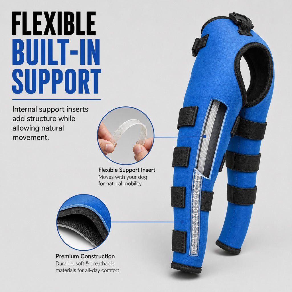 Paws in Awe Reflective Dog Rear Leg Support Brace for Evening Walks & Recovery Comfort image 9
