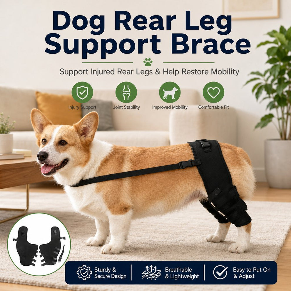 Paws in Awe Dog Rear Leg Support Brace for Senior & Weak Dogs - Adjustable Hind Leg Mobility Support for Walking & Daily Care image 2