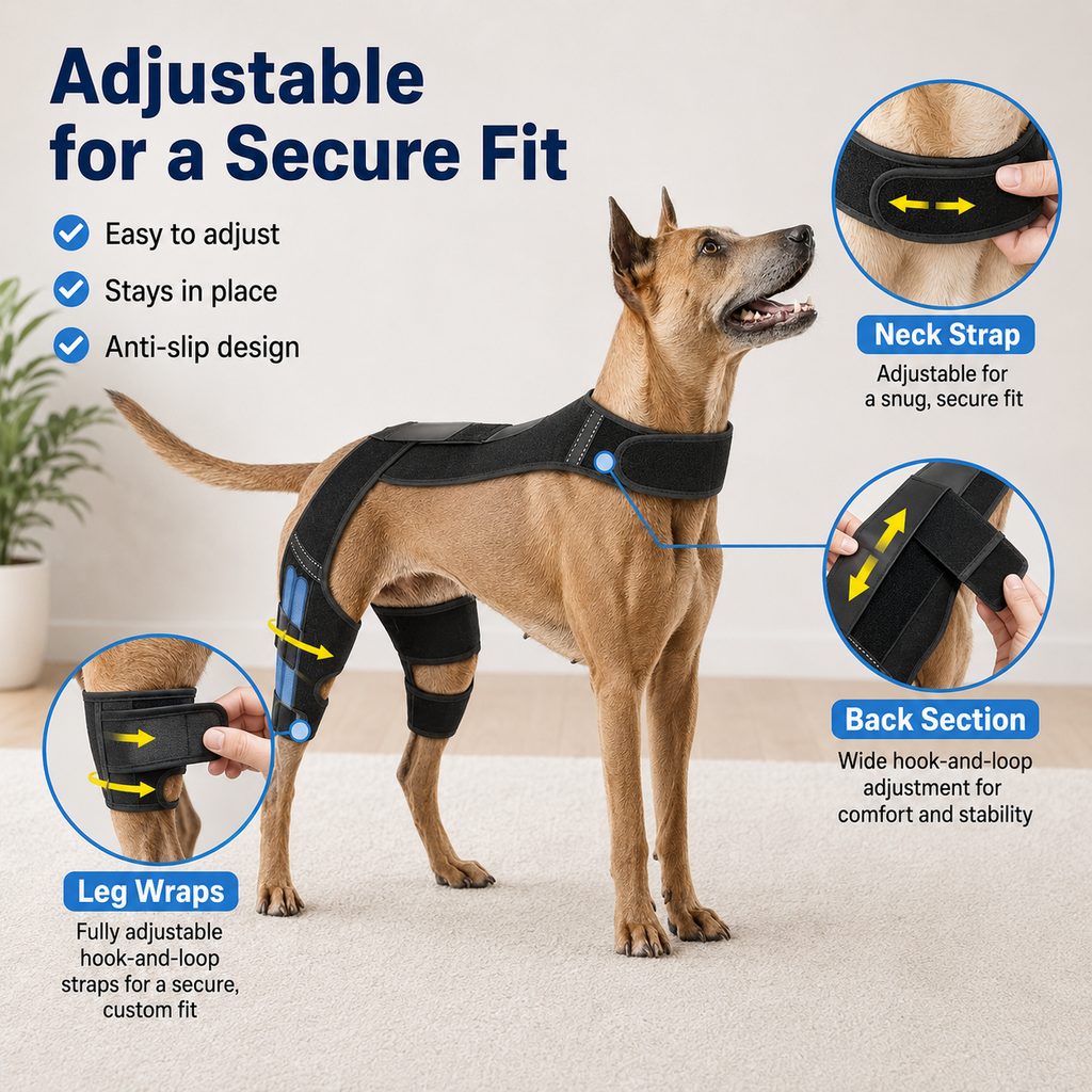 Paws in Awe Dog Rear Leg Support Harness for Senior Dogs - Dual Hind Leg Mobility Aid for Walking & Standing image 5