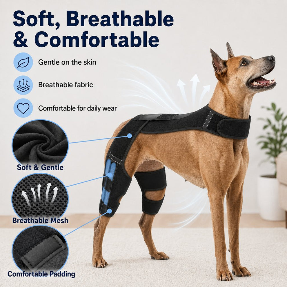 Paws in Awe Dog Rear Leg Support Harness for Senior Dogs - Dual Hind Leg Mobility Aid for Walking & Standing image 4