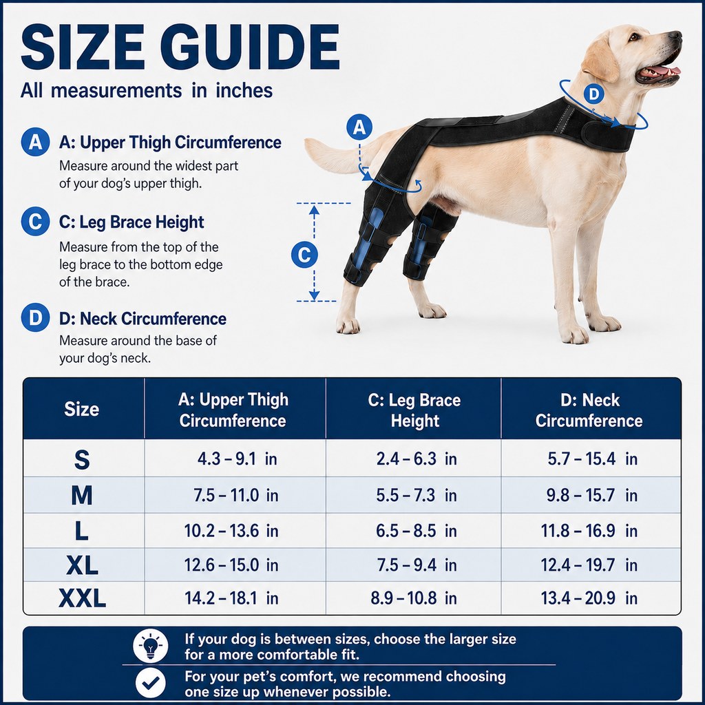 Paws in Awe Dog Rear Leg Support Harness for Senior Dogs - Dual Hind Leg Mobility Aid for Walking & Standing image 10