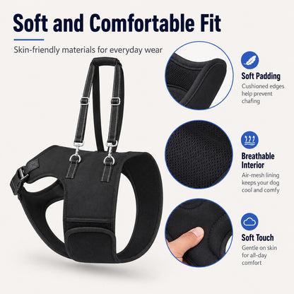 Paws in Awe Dog Rear Leg Support Harness for Senior Dogs - Walking & Mobility Lift Assistance image 7