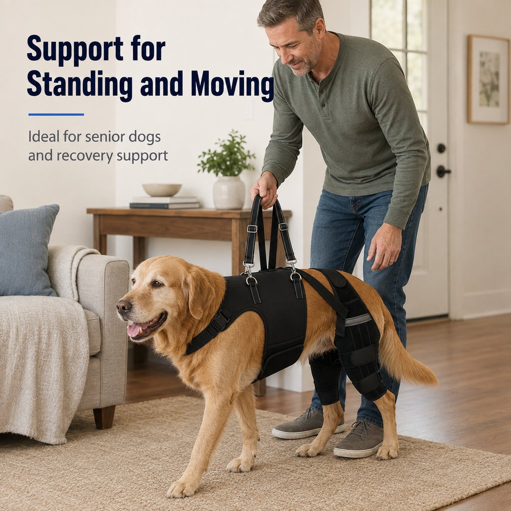Paws in Awe Dog Rear Leg Support Harness for Senior Dogs - Walking & Mobility Lift Assistance image 8
