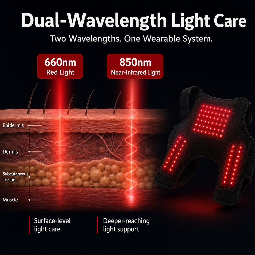 Paws in Awe Wearable Dog Red Light Therapy Wrap for At-Home Hip & Leg Care - Hands-Free 660nm + 850nm image 6