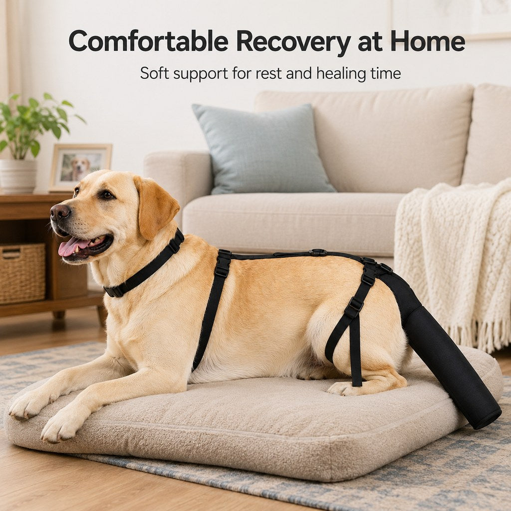 Paws in Awe Adjustable Dog Tail Protector for Recovery & Daily Walks - Padded Guard for Sensitive Tails image 3