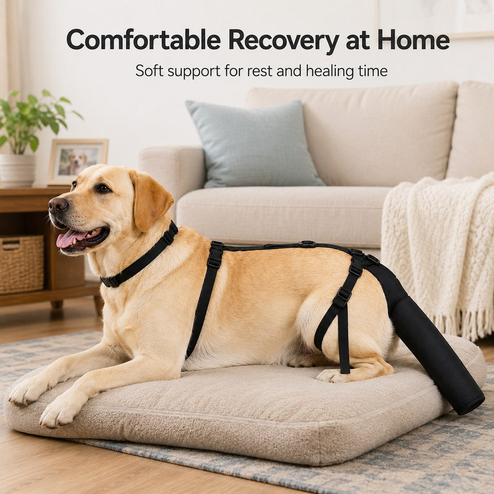 Paws in Awe Adjustable Dog Tail Protector for Recovery & Daily Walks - Padded Guard for Sensitive Tails image 3
