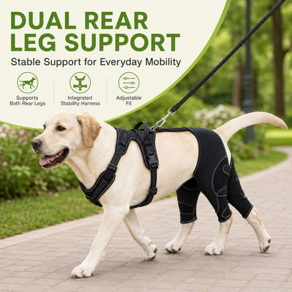 Paws in Awe Dual Rear Leg Dog Support Brace with Harness - Walking Stability for Weak Hind Legs image 10
