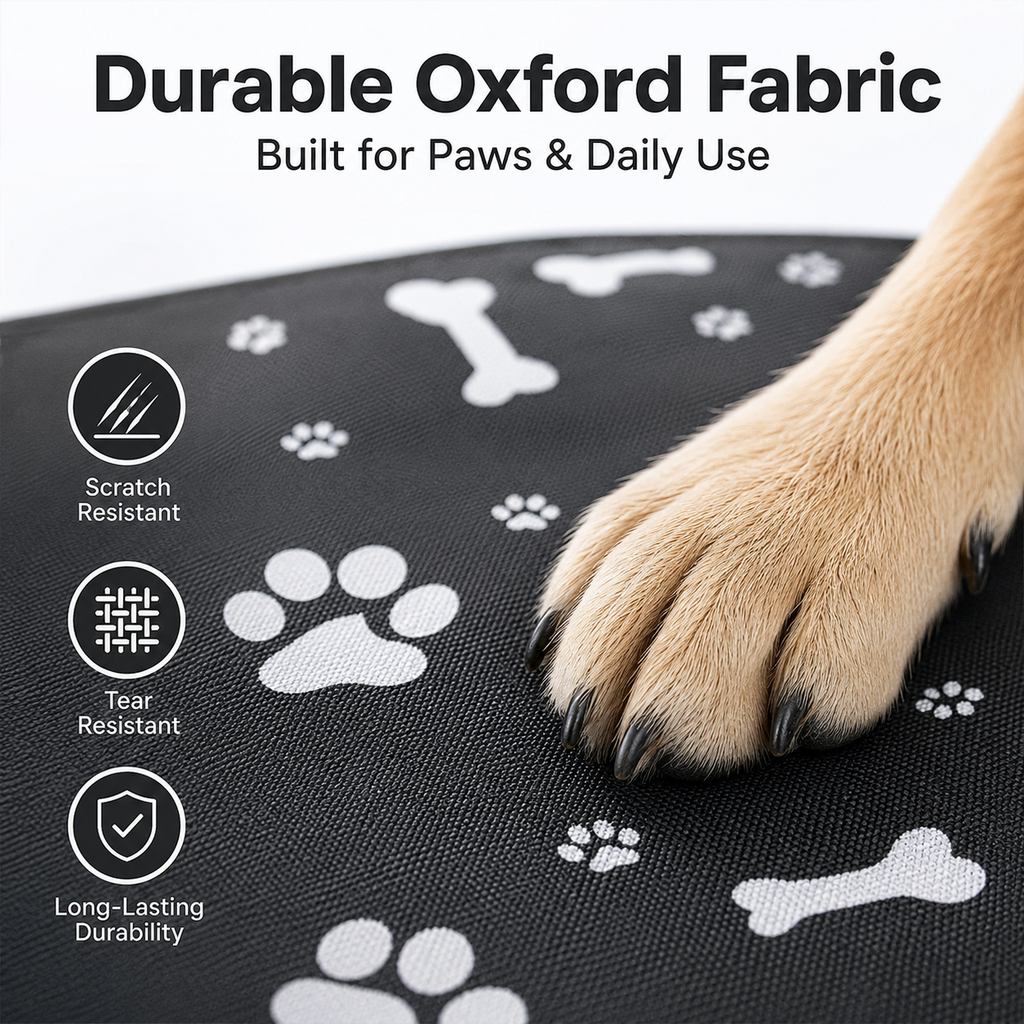 Paws in Awe Front Seat Pet Car Cover for Dogs - Waterproof Seat Protector for Mud, Fur & Scratches | Universal Fit for Cars, SUVs & Trucks image 9
