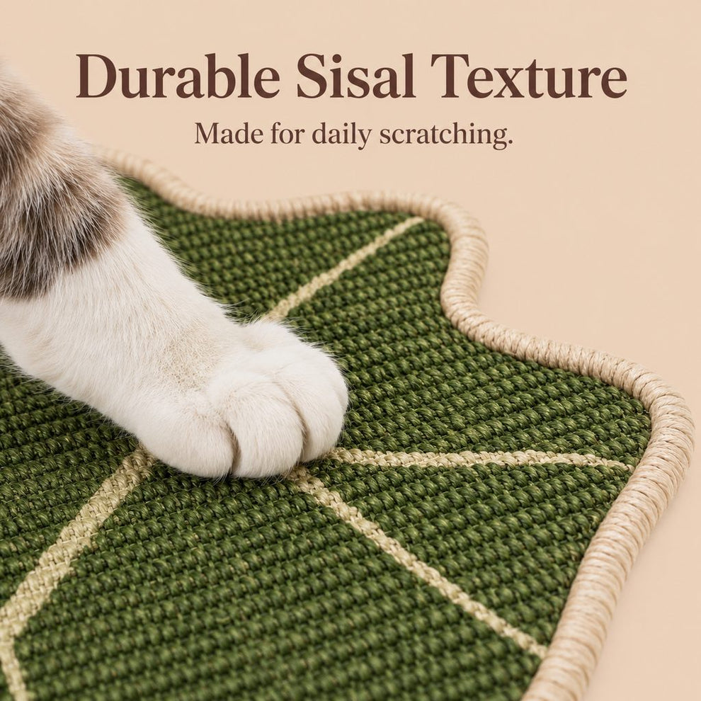 Durable sisal texture cat scratching mat