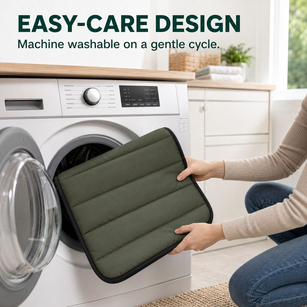 Easy care machine washable dog travel mat
