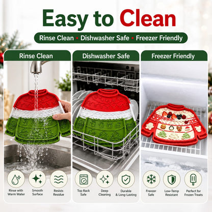 Easy to clean silicone pet lick mat