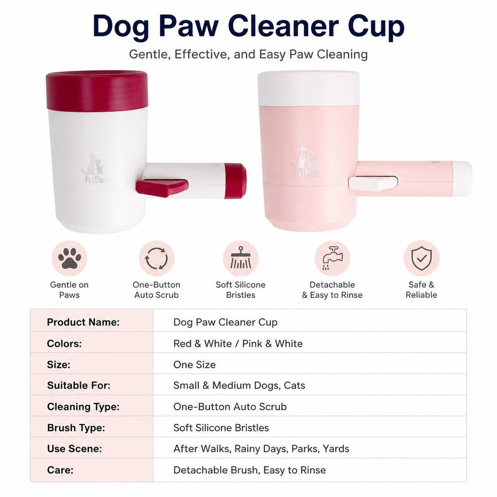 Paws in Awe Electric Dog Paw Cleaner Cup for Muddy Walks - One-Button Paw Washer Helps Keep Floors, Couches & Car Seats Clean image 10
