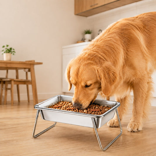 Paws in Awe Elevated 304 Stainless Steel Pet Bowl with Stand for Cats & Dogs - Anti-Tip Raised Feeder for Cleaner Meals image 12