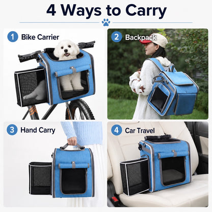Expandable side room pet carrier with extra breathing space