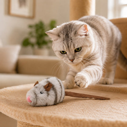 Rechargeable motion activated cat toy - Mouse