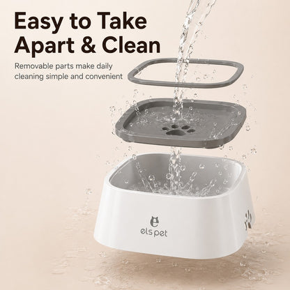 Paws in Awe Floating Pet Water Bowl for Home & Car - Less Splash, Cleaner Floors image 7