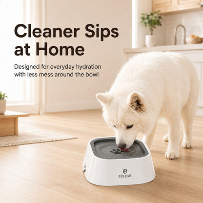 Paws in Awe Floating Pet Water Bowl for Home & Car - Less Splash, Cleaner Floors image 3