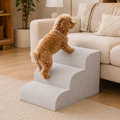 High density foam pet stairs for dogs and cats