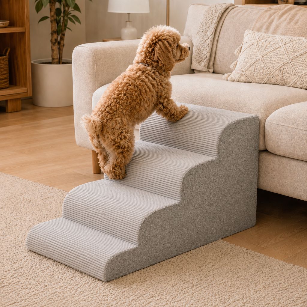 Foam pet stairs for sofa and bed access