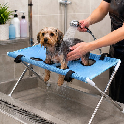 Paws in Awe Foldable Pet Grooming Stand for Cats & Small Dogs - Bathing & Nail Trimming Support for Less Squirming image 1