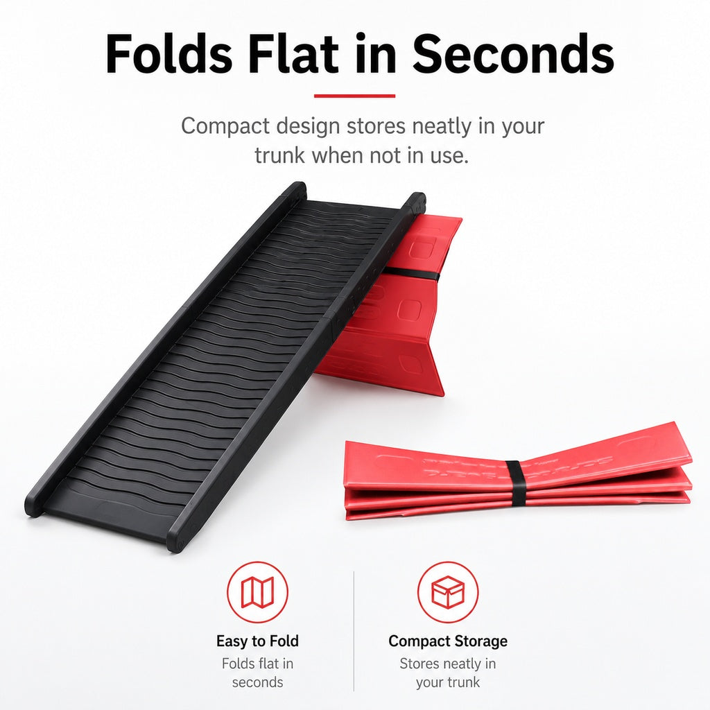 Paws in Awe Foldable Pet Ramp Bumper Protector Mat for SUVs - Protect Your Rear Bumper from Dog Scratches During Car Loading image 9