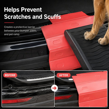 Paws in Awe Foldable Pet Ramp Bumper Protector Mat for SUVs - Protect Your Rear Bumper from Dog Scratches During Car Loading image 6
