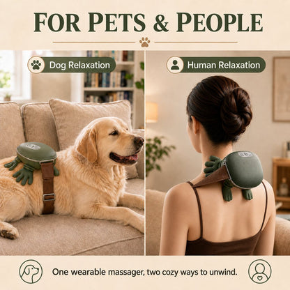 Paws in Awe Hands-Free Dog Massager with Heat – Bionic Kneading for Post-Walk Relaxation & Everyday Comfort image 12