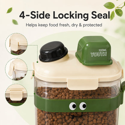 Paws in Awe Sealed Pet Food Storage Container with Scoop for Cats & Dogs - Easy, Mess-Free Daily Feeding image 7