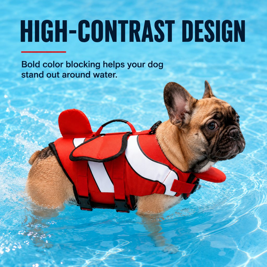 French Bulldog life jacket size guide