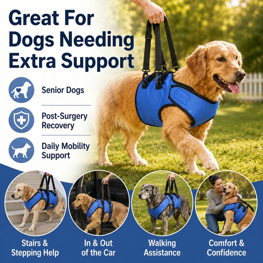Paws in Awe Front Leg Support Harness for Senior Dogs – Mobility Lift Aid for Walking, Stairs & Car Rides image 6