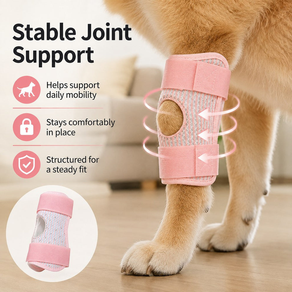 Paws in Awe Dog Knee Support Brace for Front & Rear Legs - Adjustable Joint Support Sleeve for Senior Dogs, Active Dogs & Everyday Mobility Assistance image 8