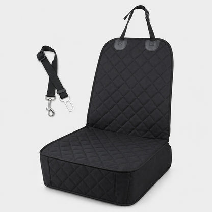 Paws in Awe Front Seat Pet Car Seat Cover with Seat Belt Tether - Passenger Seat Protector image 15