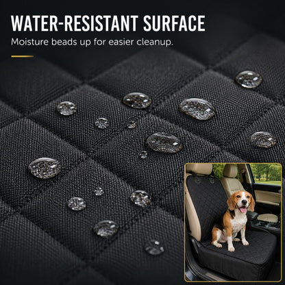 Paws in Awe Front Seat Pet Car Seat Cover with Seat Belt Tether - Passenger Seat Protector image 4