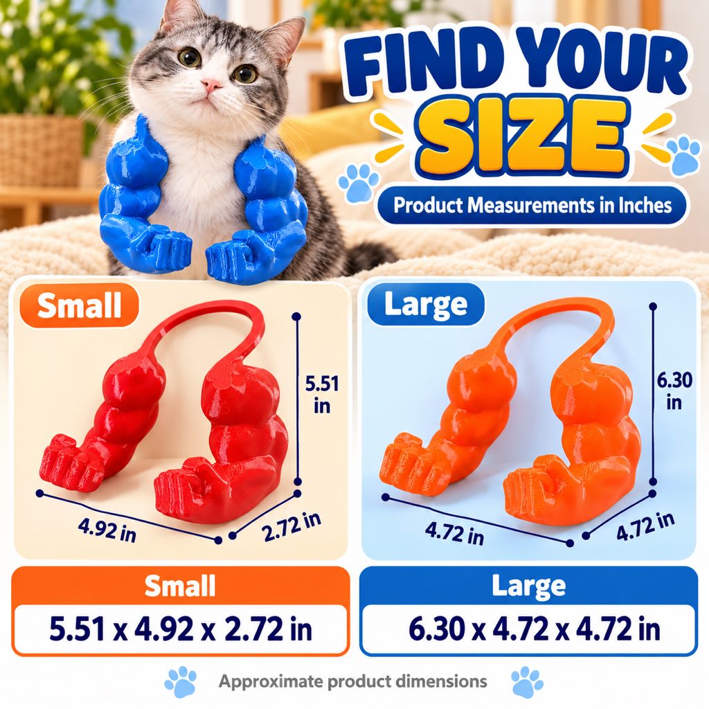 Small and large approximate product dimensions in inches