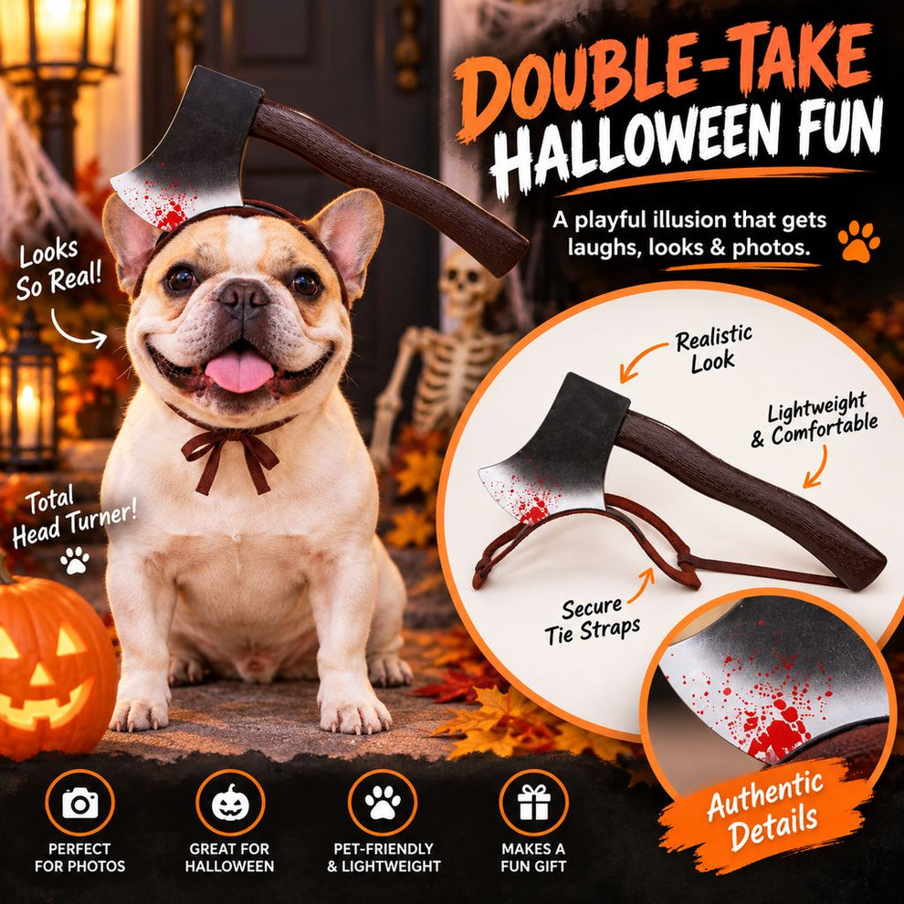 Axe pet costume prop design details