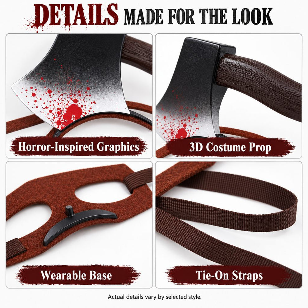 Halloween pet headwear wearable base and tie details