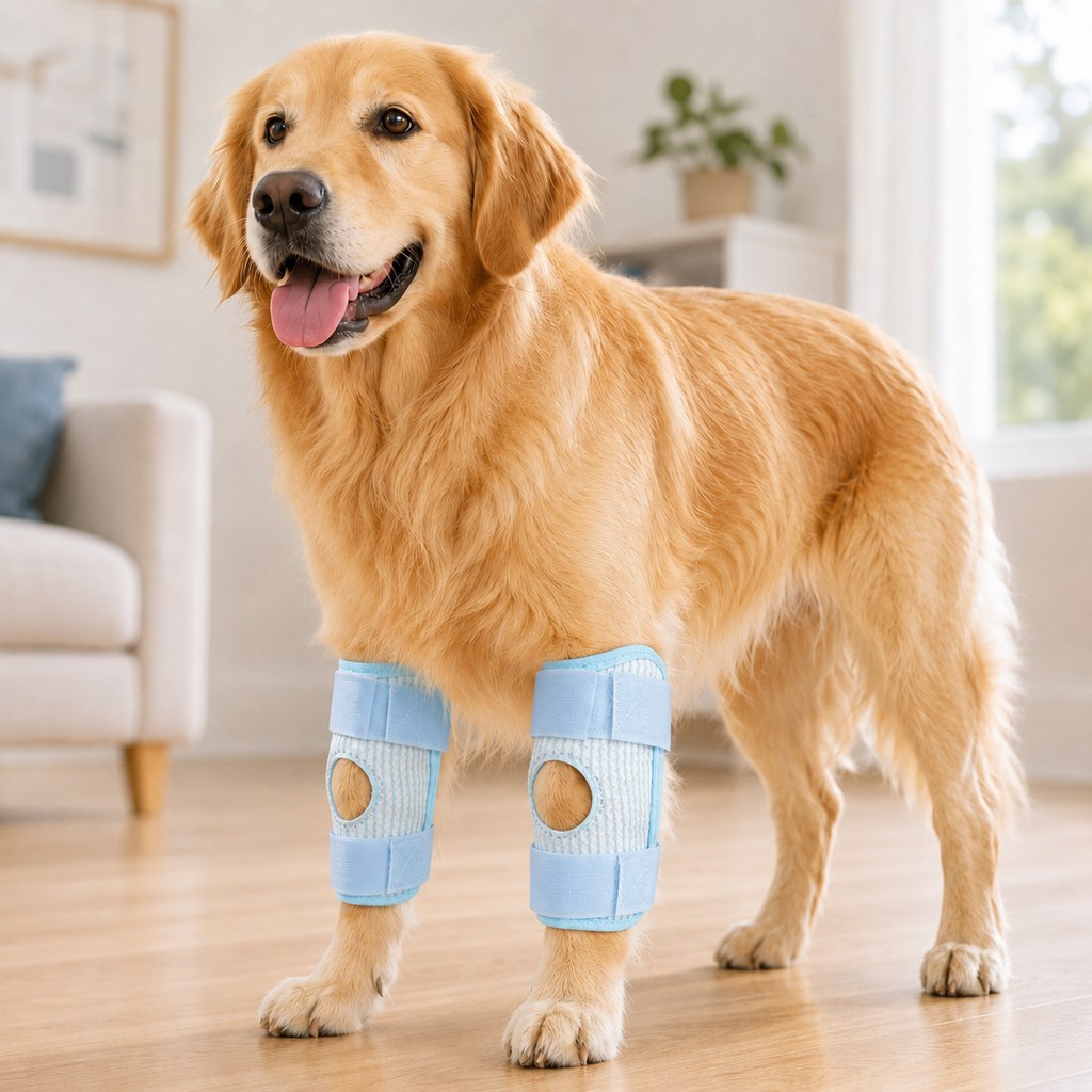 Paws in Awe Dog Knee Support Brace for Front & Rear Legs - Adjustable Joint Support Sleeve for Senior Dogs, Active Dogs & Everyday Mobility Assistance image 14