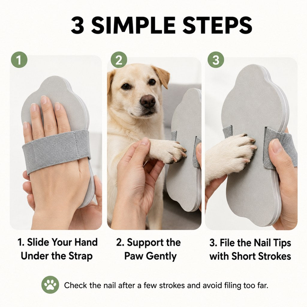 Gray EVA pet nail file board product details