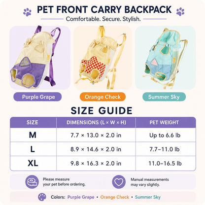 Paws in Awe Hands-Free Cat Carrier Backpack for Walks & Vet Visits - Breathable Front & Back Travel Bag image 7