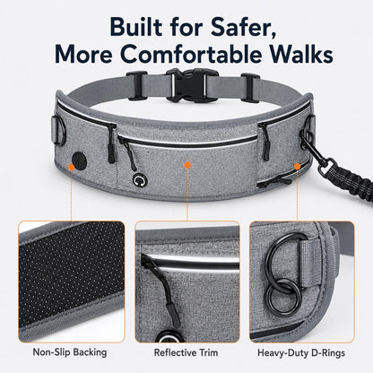 Paws in Awe Hands-Free Dog Running Leash Waist Belt – Shock Absorbing & Reflective, Perfect for Jogging, Hiking & Outdoor Walks with Your Dog image 7