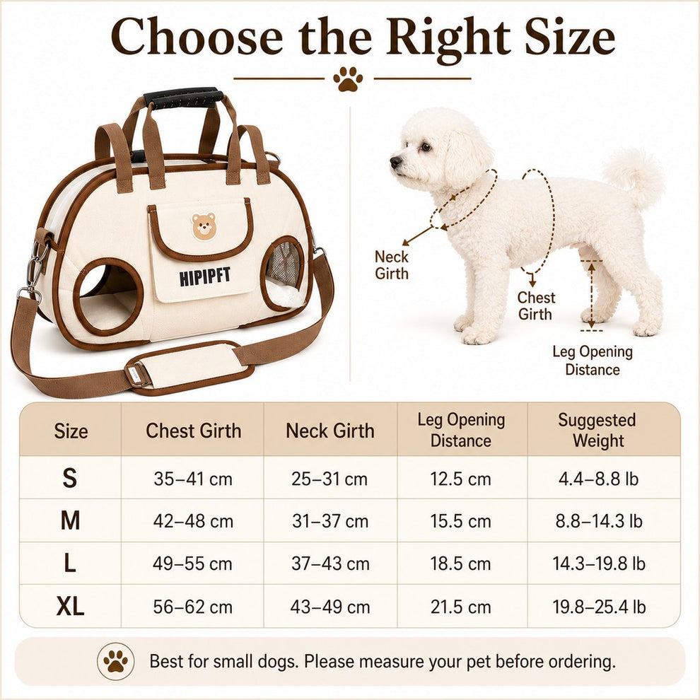 Paws in Awe Hands-Free Outdoor Dog Carrier Bag for Small Dogs - Easy Support for Walks, Errands & Tired Pups image 9