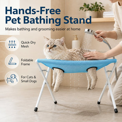 Paws in Awe Foldable Pet Bathing & Grooming Stand for Cats and Small Dogs - Easier Baths, Less Wiggling image 2