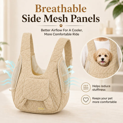 Paws in Awe Hands-Free Front Pet Carrier Backpack for Small Dogs & Cats - Comfortable Carrying for Walks & Travel image 8