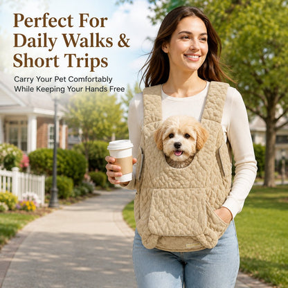 Paws in Awe Hands-Free Front Pet Carrier Backpack for Small Dogs & Cats - Comfortable Carrying for Walks & Travel image 10
