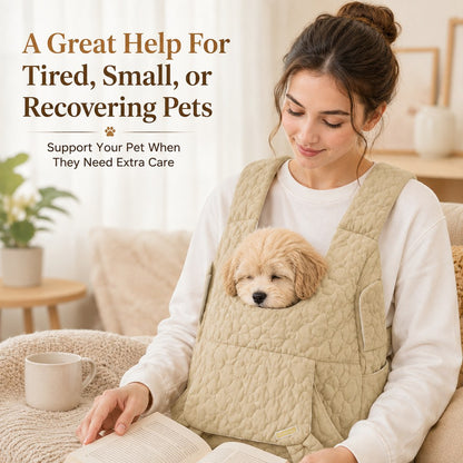 Paws in Awe Hands-Free Front Pet Carrier Backpack for Small Dogs & Cats - Comfortable Carrying for Walks & Travel image 7
