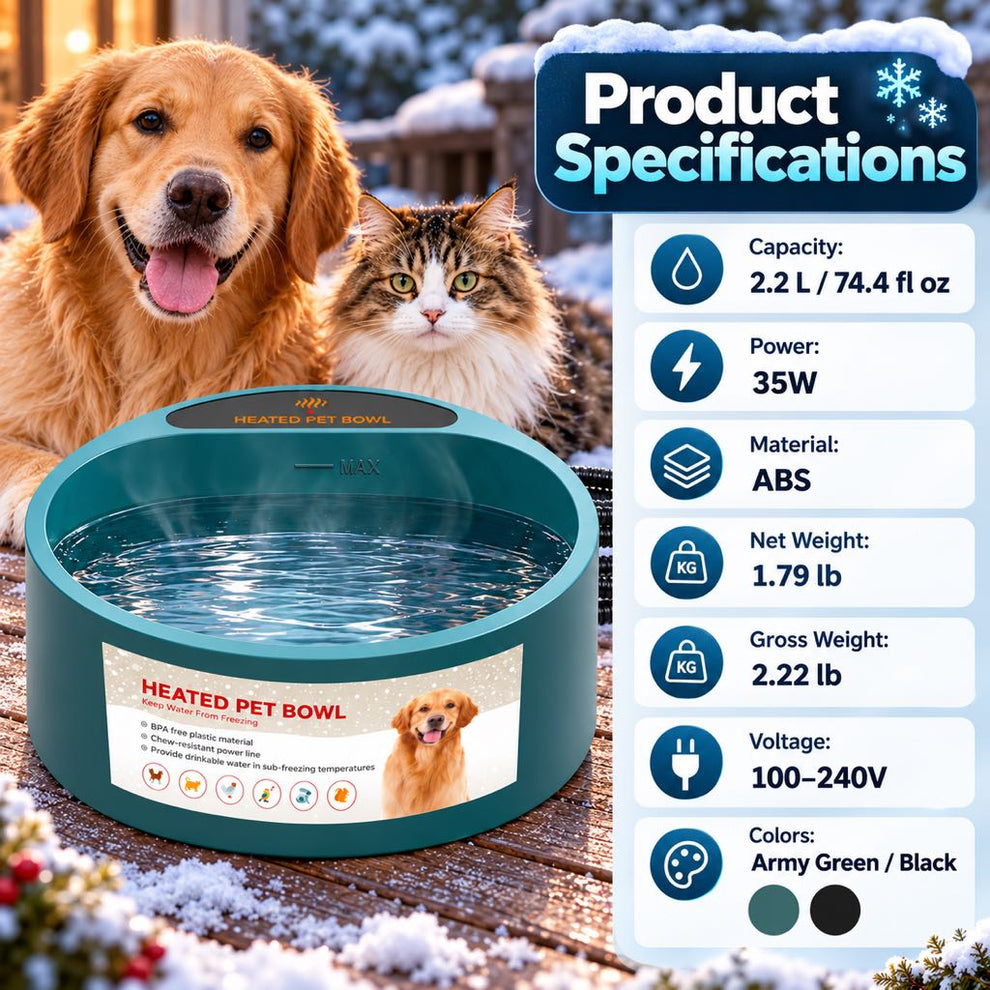 Smooth rim MAX fill line heating panel and protected cord details