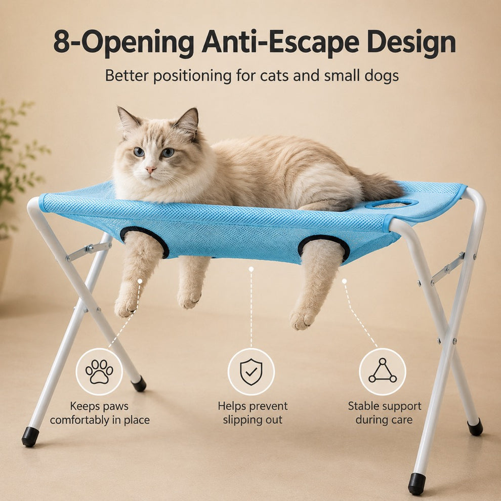 Paws in Awe Foldable Pet Bathing & Grooming Stand for Cats and Small Dogs - Easier Baths, Less Wiggling image 9