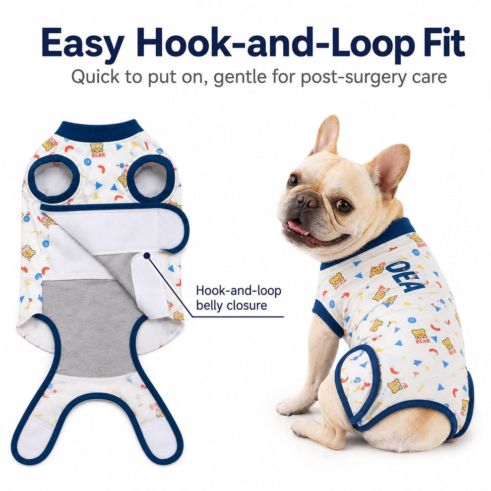 Paws in Awe Dog Recovery Suit for Post-Surgery Belly Protection - Soft Cone Alternative Onesie for Spay, Neuter & Anti-Lick Care image 7