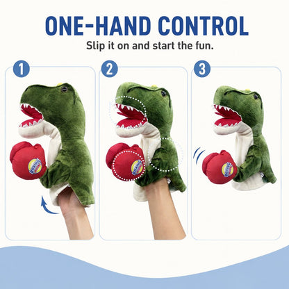One hand control interactive boxing pet puppet